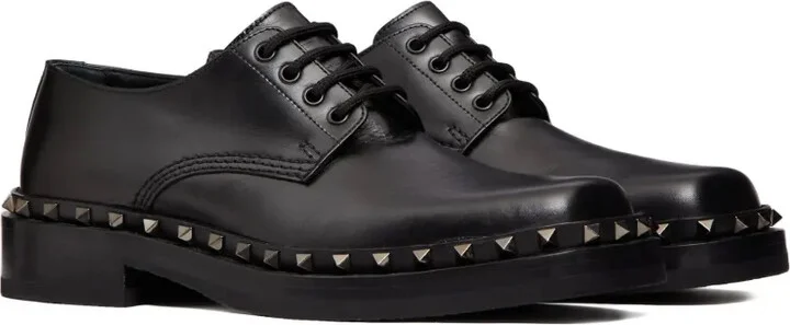 M-Way Rockstud leather Derby shoes - Image 2