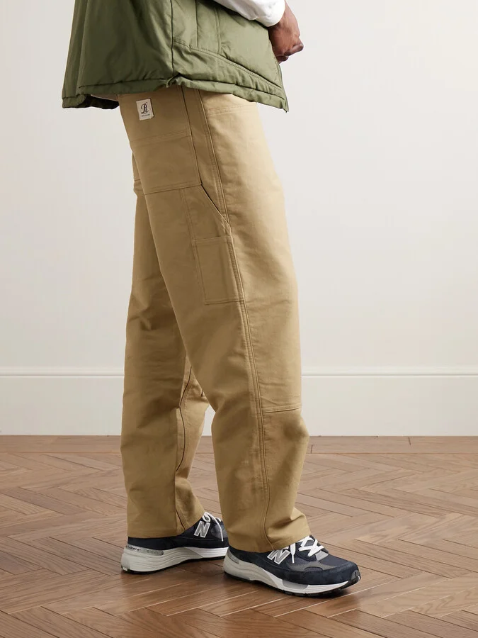 M992 Leather-Trimmed Suede, Nubuck and Mesh Sneakers - Image 2