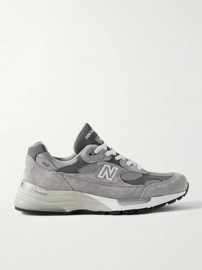 M992 Suede, Nubuck and Mesh Sneakers