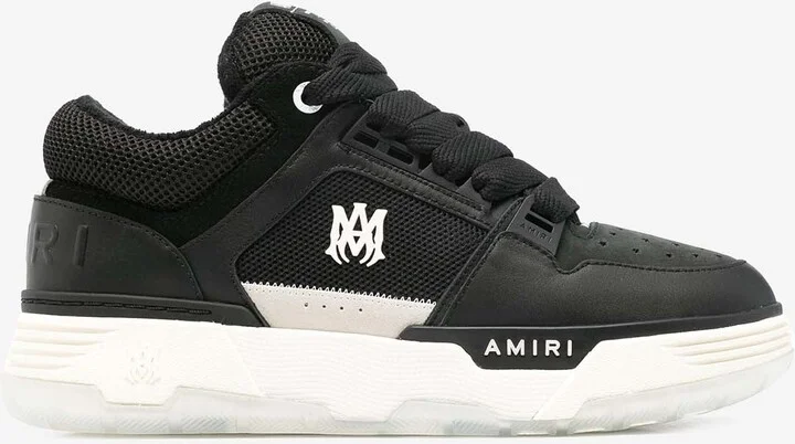 MA-1 Leather Low-Top Sneakers