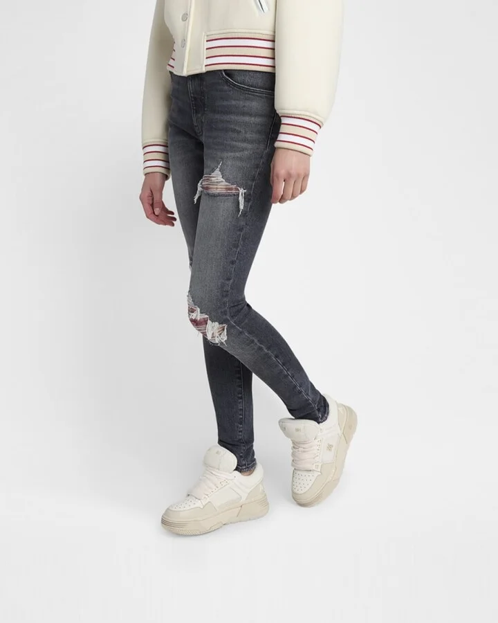 MA-1 Mesh & Leather Chunky Sneakers - Image 7
