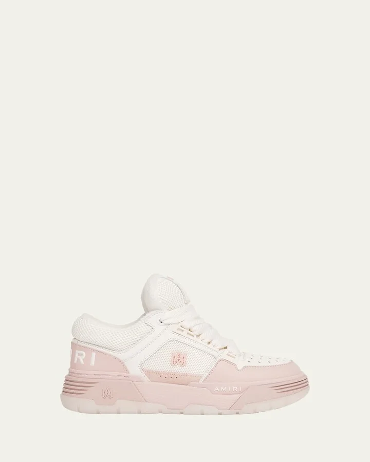MA-1 Mesh & Leather Chunky Sneakers