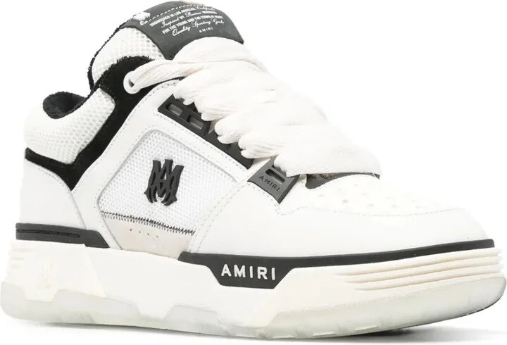 MA-1 panelled leather sneakers - Image 2