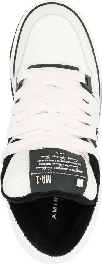MA-1 panelled leather sneakers - Image 4