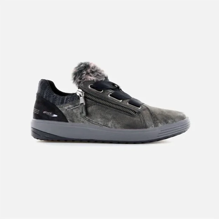 Ma Bella Daily Sneaker In Graphite Metallic