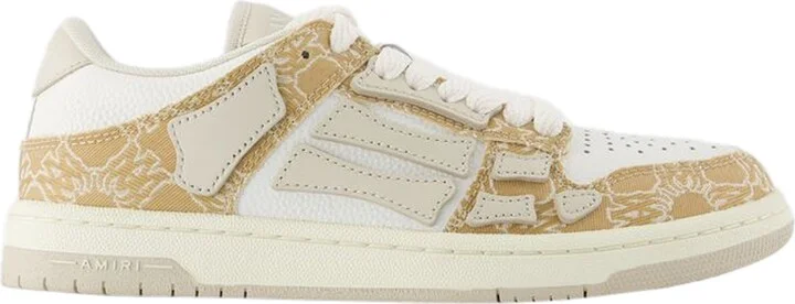 Ma Quad Skel Top Low Sneakers - Amiri - Leather - Brown