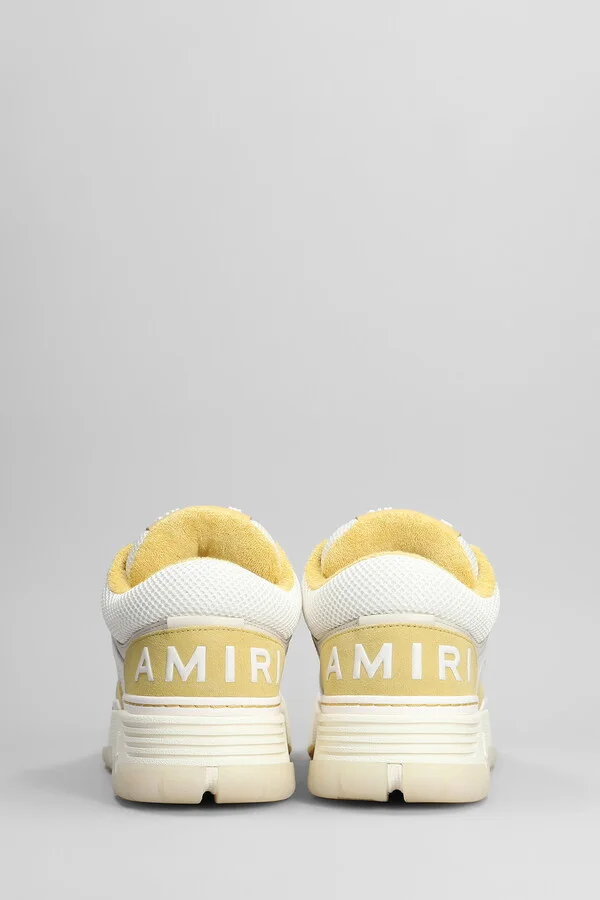 Ma1 Sneakers In Beige Leather And Fabric - Image 4