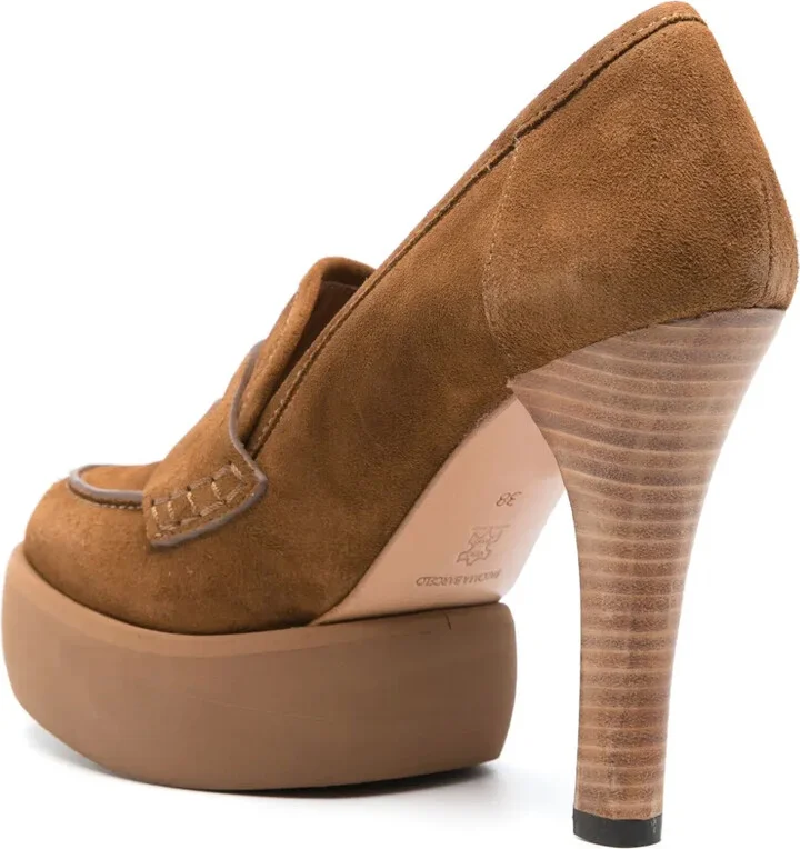 Mabel 125mm suede pumps - Image 3