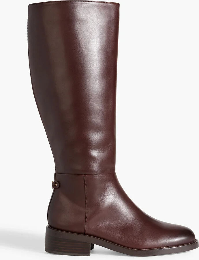 Mabel leather knee boots