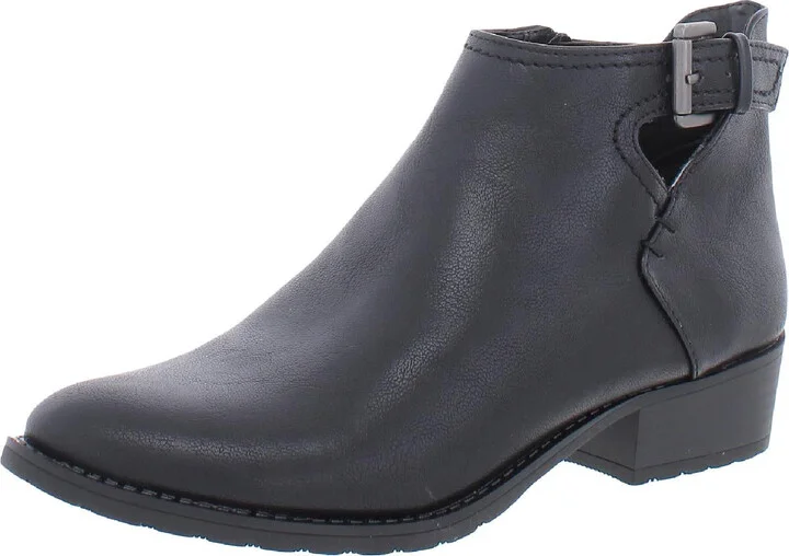 Mabel Womens Slip On Pointed Toe Booties