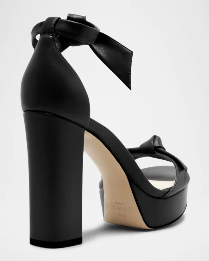 Mabeleh Leather Platform Sandals - Image 3