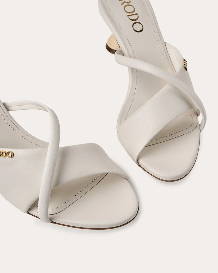 Mabella 55 Asymmetric Leather Sandal - Image 5