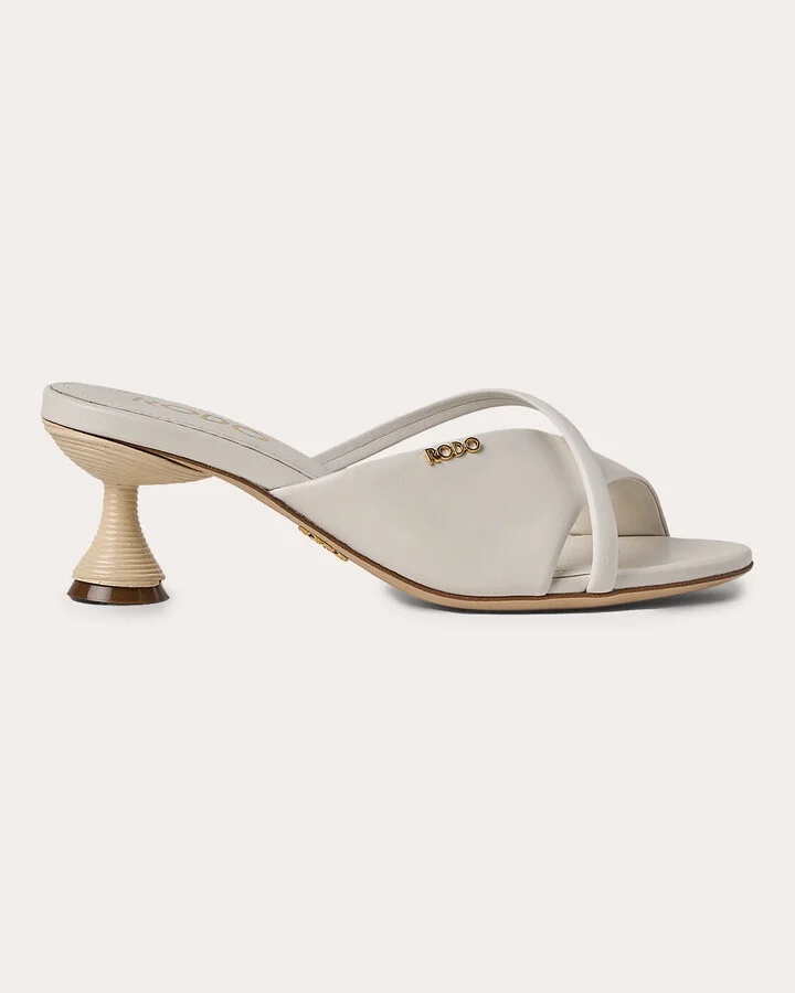 Mabella 55 Asymmetric Leather Sandal