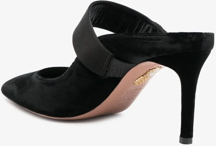 Macaron 75 Velvet Mules - Image 2