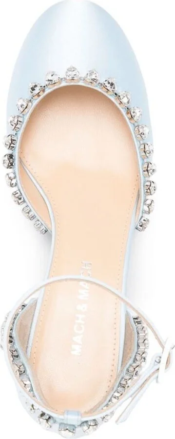 Mach & Mach Audrey Satin Pumps - Image 3
