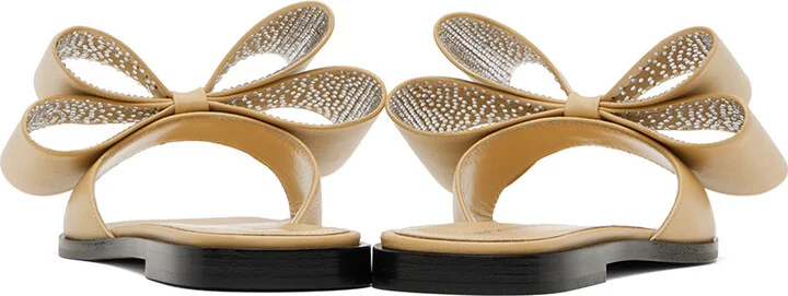 MACH & MACH Beige 'Le Cadeau' Sandals - Image 2