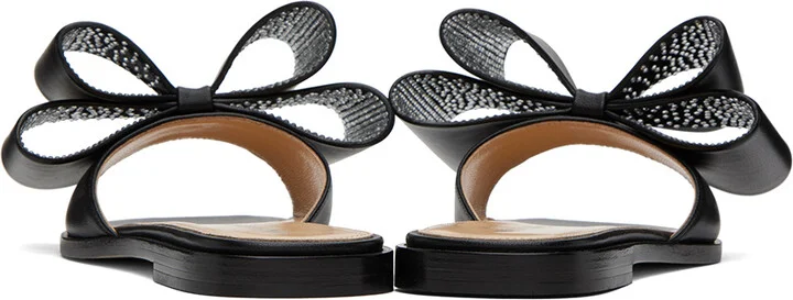 MACH & MACH Black 'Le Cadeau' 10 Sandals - Image 2
