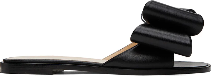 MACH & MACH Black 'Le Cadeau' 10 Sandals