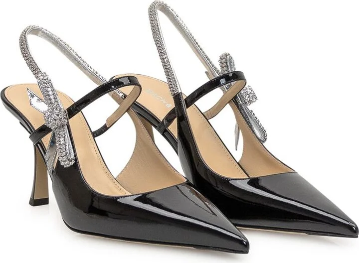Mach & Mach Crystal Cube Patent Leather Shoe - Image 2