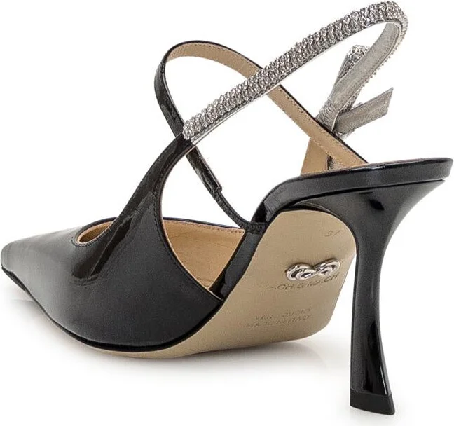 Mach & Mach Crystal Cube Patent Leather Shoe - Image 3