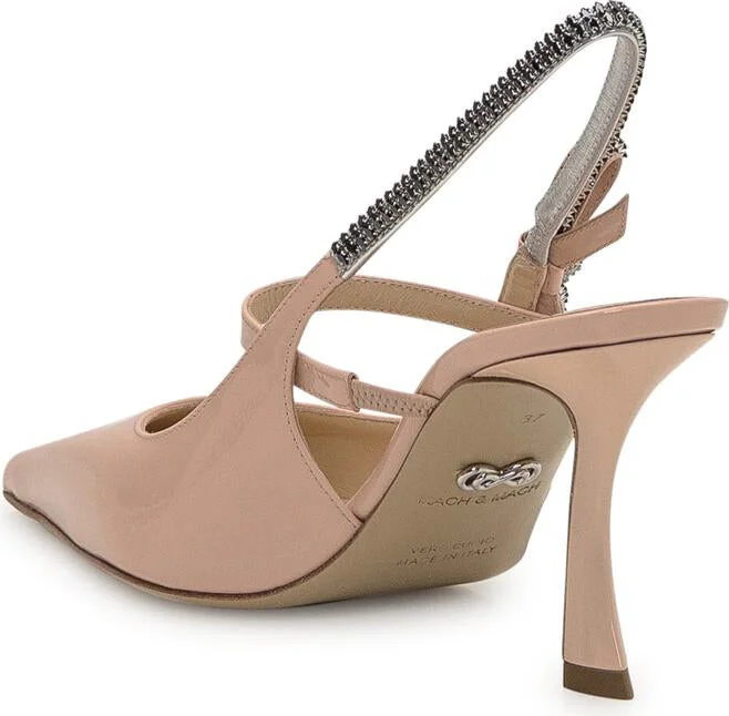 Mach & Mach Crystal Cube Patent Leather Shoe - Image 3