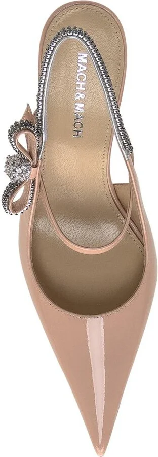 Mach & Mach Crystal Cube Patent Leather Shoe - Image 4