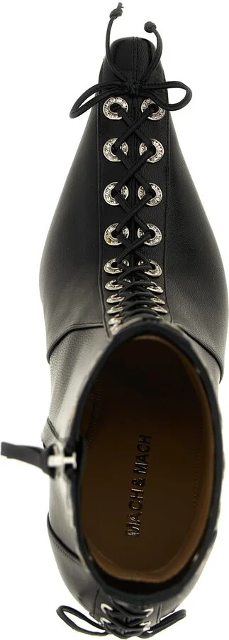 Mach & Mach 'Crystalized Corset' Ankle Boots - Image 4