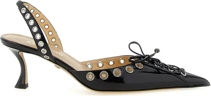 Mach & Mach 'Crystalized Corset' Slingback