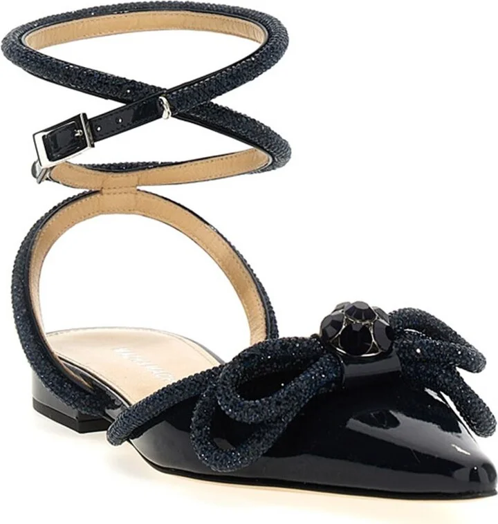 Mach & Mach 'Double Bow' Ballet Flats - Image 2