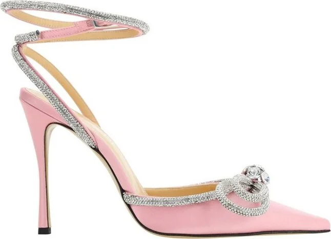 Mach & Mach Double Bow Slingback Pumps