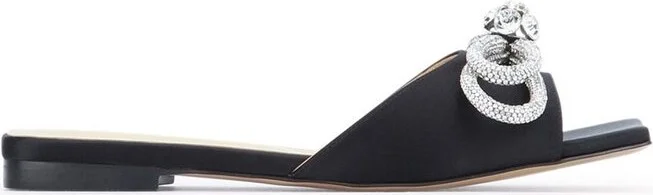 Mach & Mach Embellished Slip-On Flat Mules