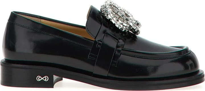 Mach & Mach 'Galaxy Black' Loafers