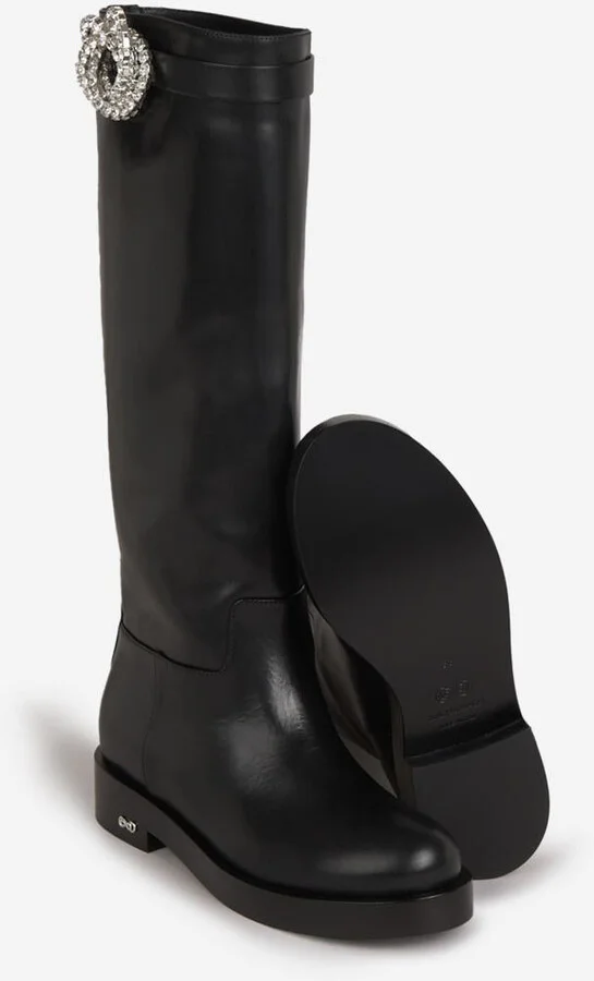 Mach & Mach Galaxy Leather Boots - Image 6