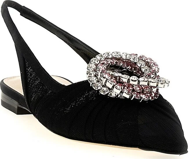 Mach & Mach Galaxy Slingback Flats