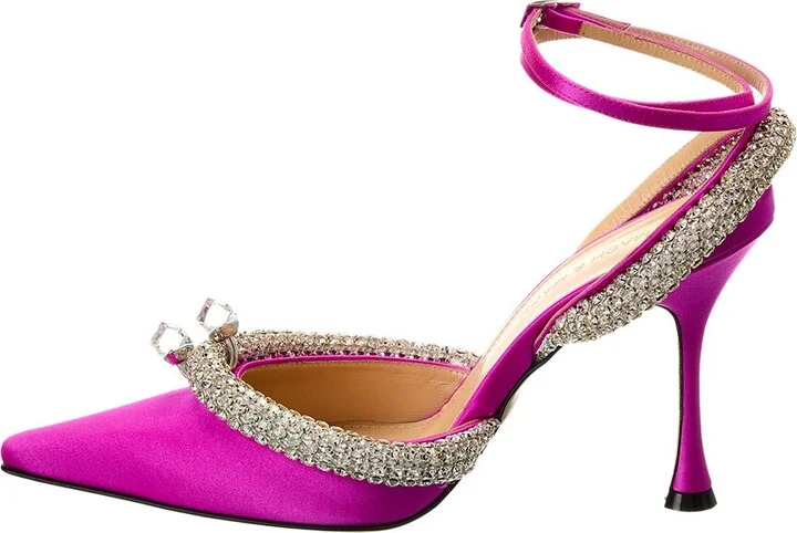 Mach & Mach Georgia Satin Pump - Image 2