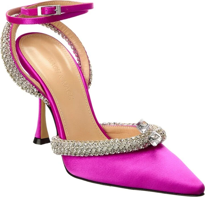 Mach & Mach Georgia Satin Pump