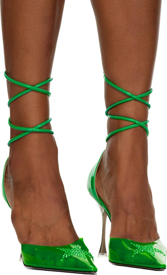 MACH & MACH Green Star 100 Heels - Image 4