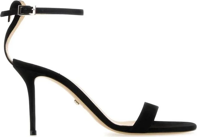 Mach & Mach Heart Shaped Cut-Out Sandals