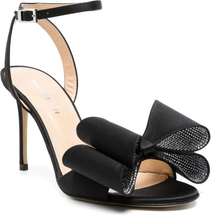 Mach & Mach Le Cadeau Satin Pumps - Image 2