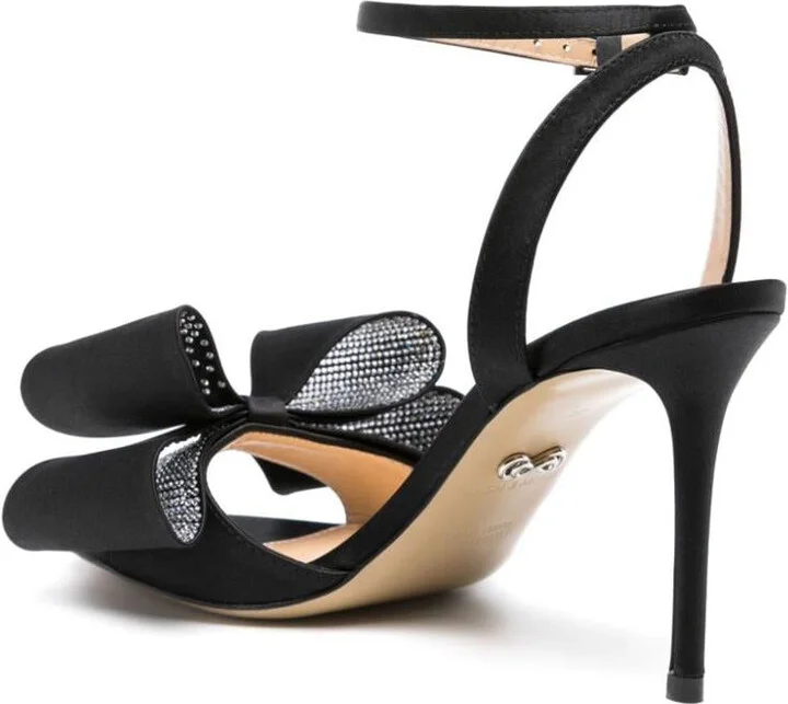 Mach & Mach Le Cadeau Satin Pumps - Image 3