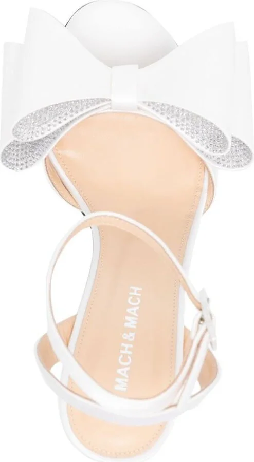 Mach & Mach Le Cadeau Satin Pumps - Image 3