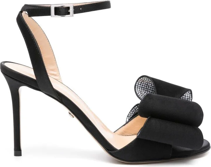 Mach & Mach Le Cadeau Satin Pumps