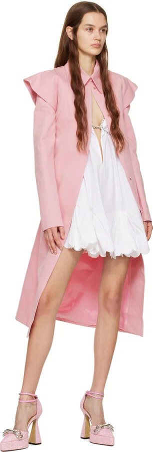 MACH & MACH Pink Double Bow Platform Heels - Image 5