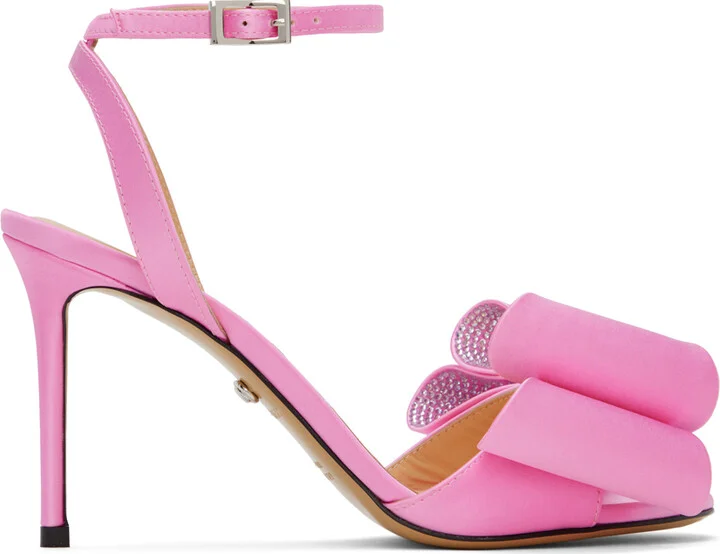 MACH & MACH Pink 'Le Cadeau' 95 Heeled Sandals