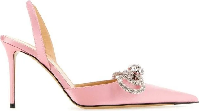 Mach & Mach Pointed Toe Slingback Pumps