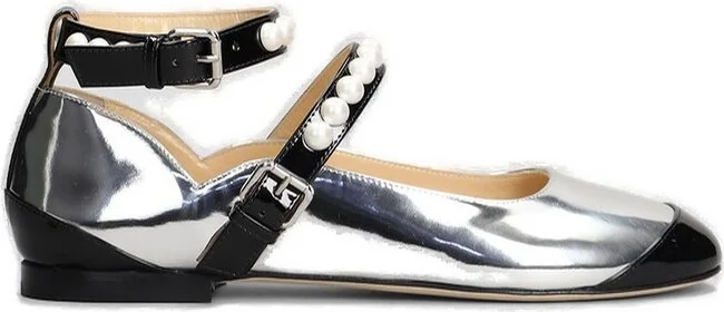 Mach & Mach Round Toe Ballet Flats