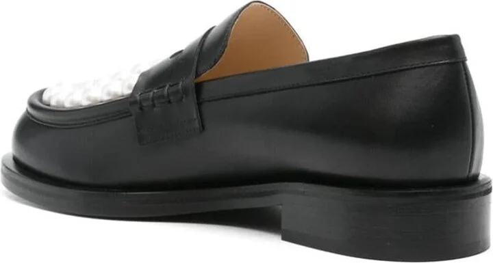 Mach & Mach Sirene Bicolour Pearl Loafers Shoes - Image 2