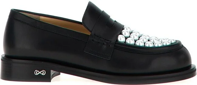 Mach & Mach Sirene Embellished Slip-On Loafers