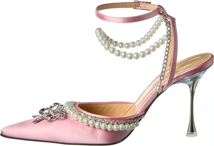 Mach & Mach Sophie Satin Pump - Image 2