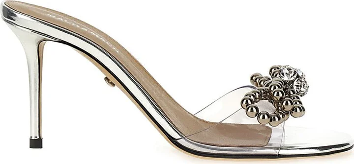 Mach & Mach 'Stud Bow' Sandals
